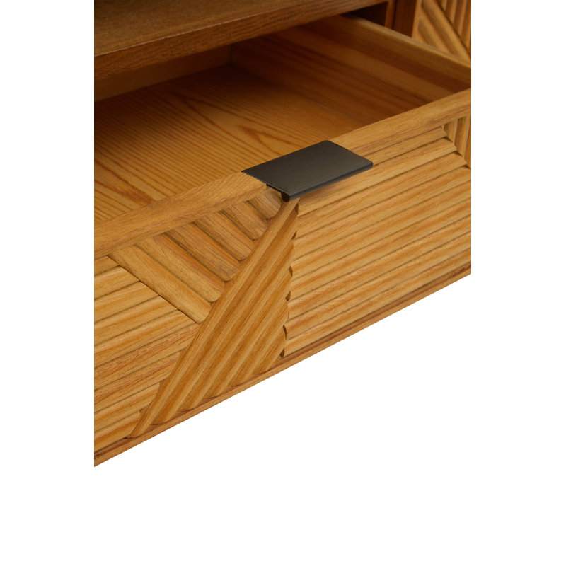 50cm H Media Shelves, Brown