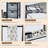 Acacia Wood Garment Racks With Shelves 2 Wicker Drawers And 4 Hooks Heavy Duty Closet Organizer For Hanging Clothes, Freestanding Closet Wardrobe Rack-262789404