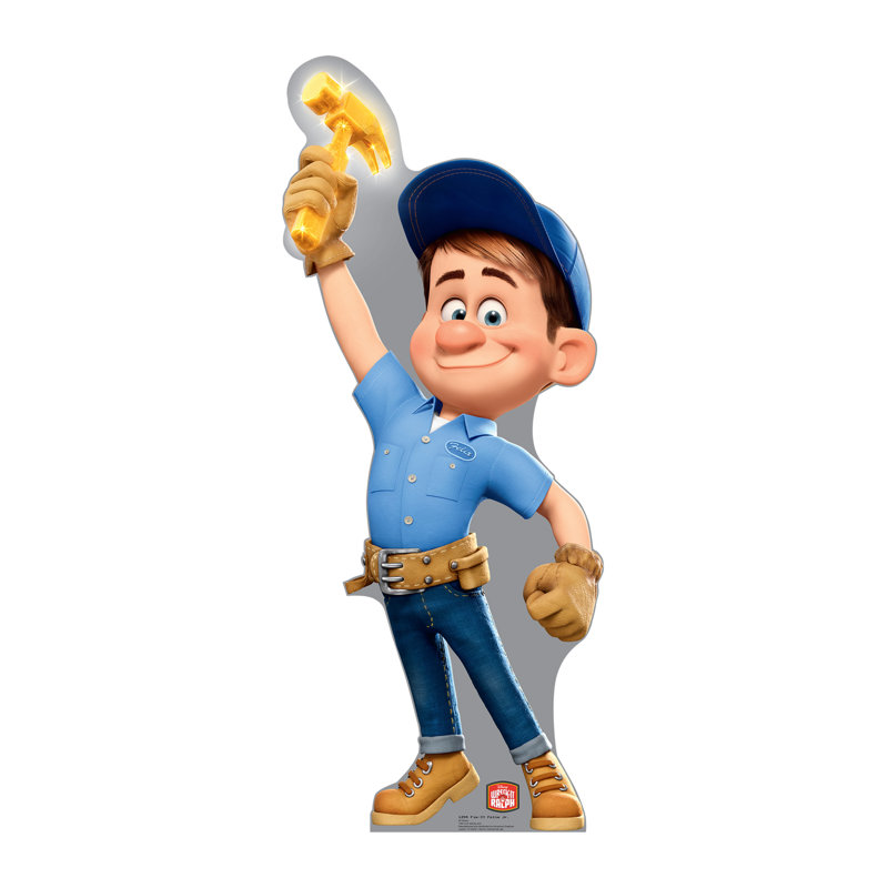 53'' Disney Fix-It Felix Jr. Cardboard Standup