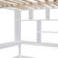 Lit mezzanine avec bibliothèque, tiroirs, bureau et garde-robe-109937343-109937345