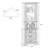 Maroon Solid Wood+Glass Display Cases-120926434