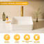 16”X 12” Vitreous China Rectangular Bathroom Sink Vessel Sink