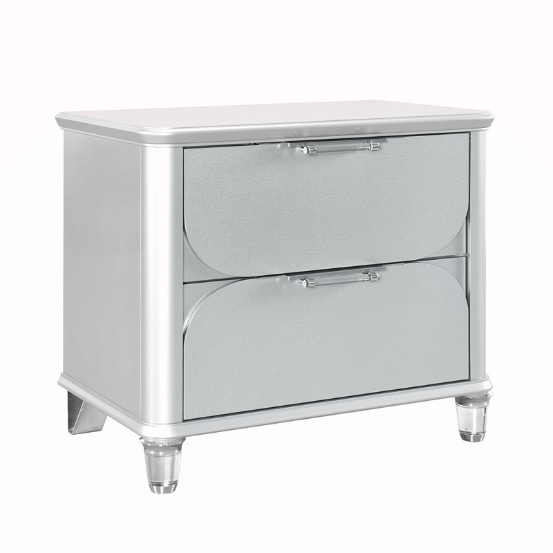 SILVER NIGHTSTAND