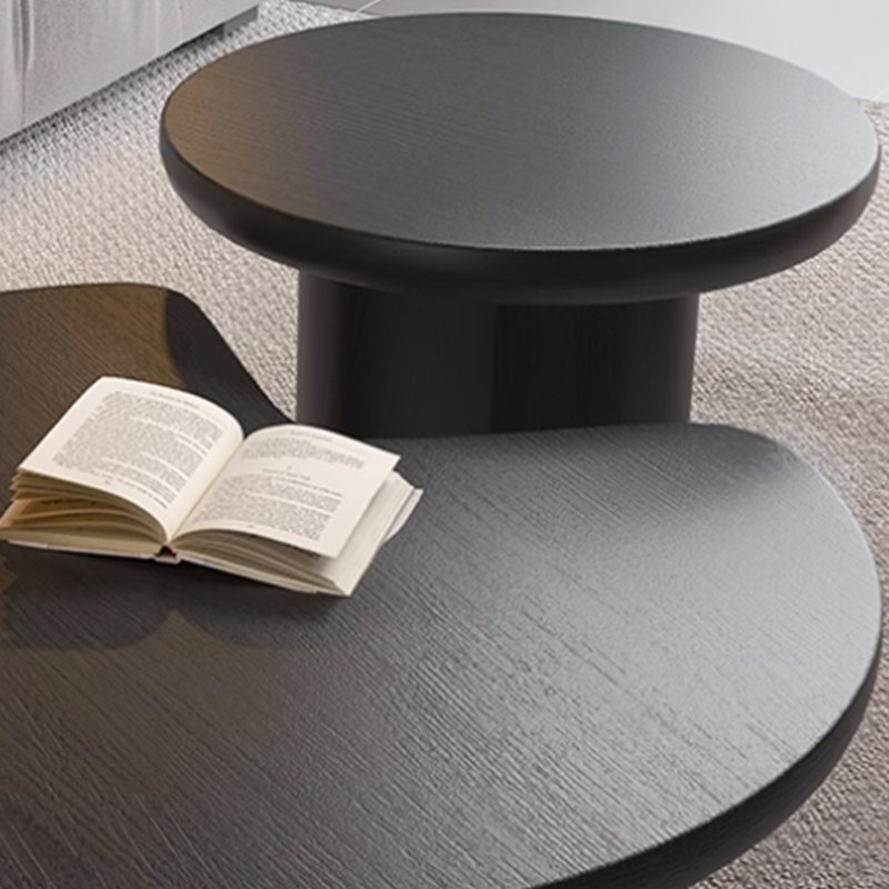 Table basse au design minimaliste et de niche, Noir