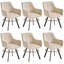 Upholstered Linen Blend Armchair-676442113-676442116-676442121