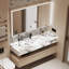 Armoire de salle de bain simple de style français