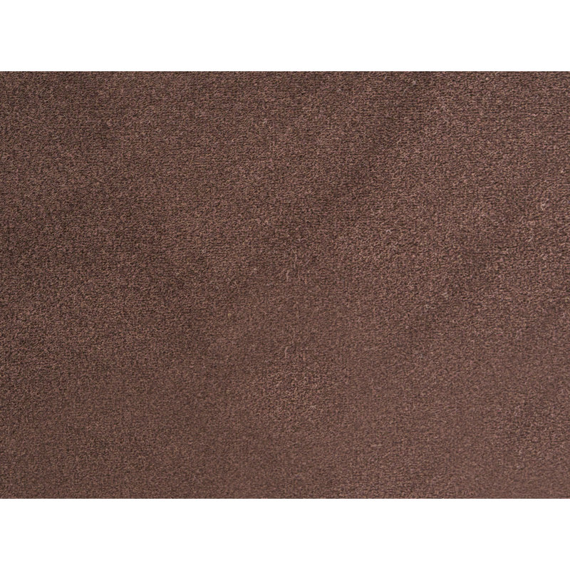 Deletha Upholstered Chaise Lounge, Right Hand Facing, Velvet, Dark Brown