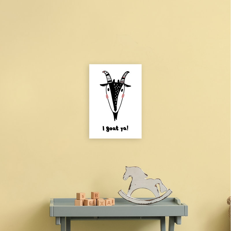 Goat by Miniofmine - Print, Unframed, 30cm H x 21cm W x 1cm D