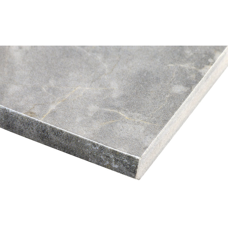 Carreau en porcelaine 24 "x 3" Bullnose, Gris