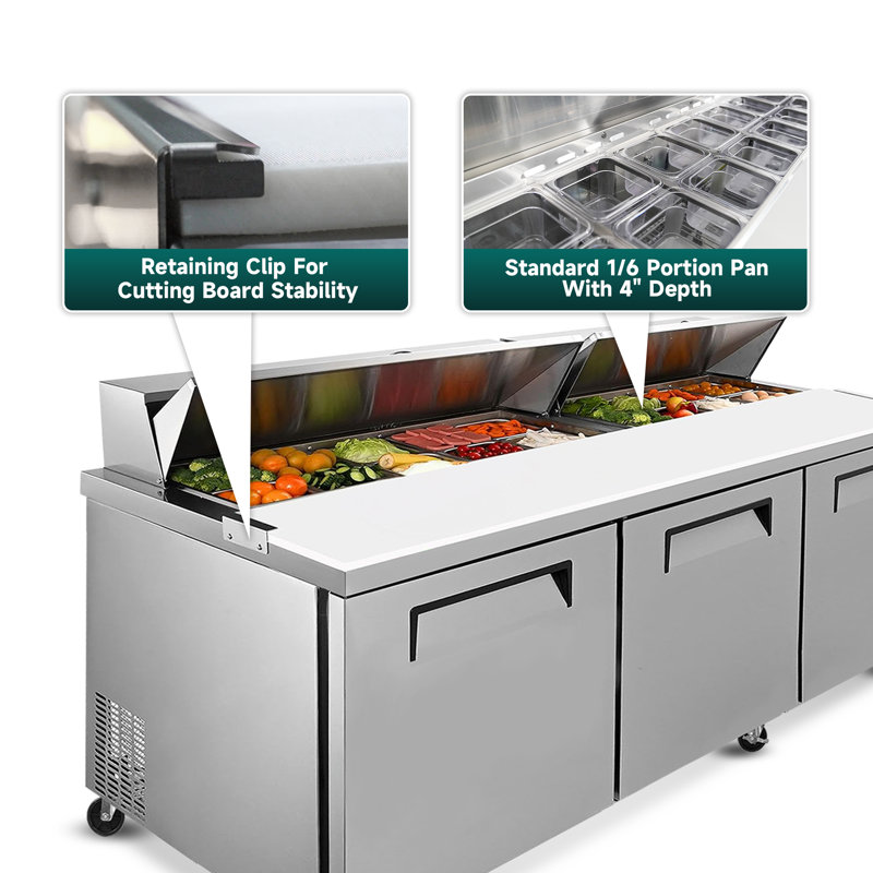 Daheat 22 Cubic Feet Prep Refrigerator