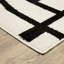 Tapis ivoire / noir moderne Hennings-1938255020