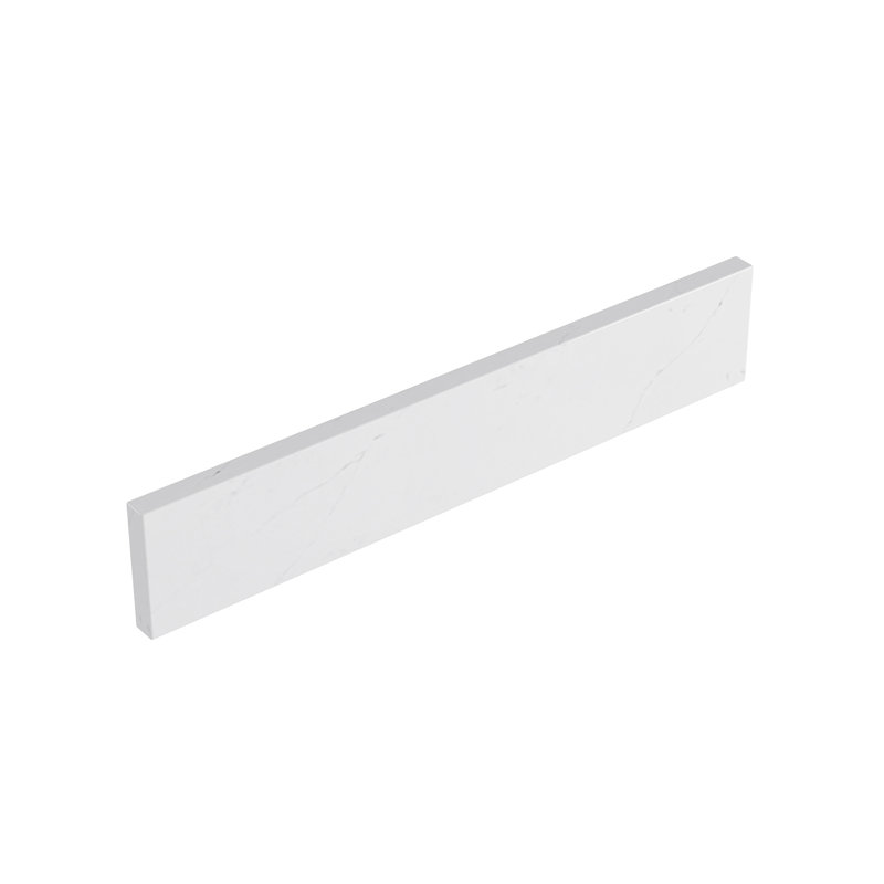 21.25"W x 4" H Quartz Carrara White Vanity Sidesplash
