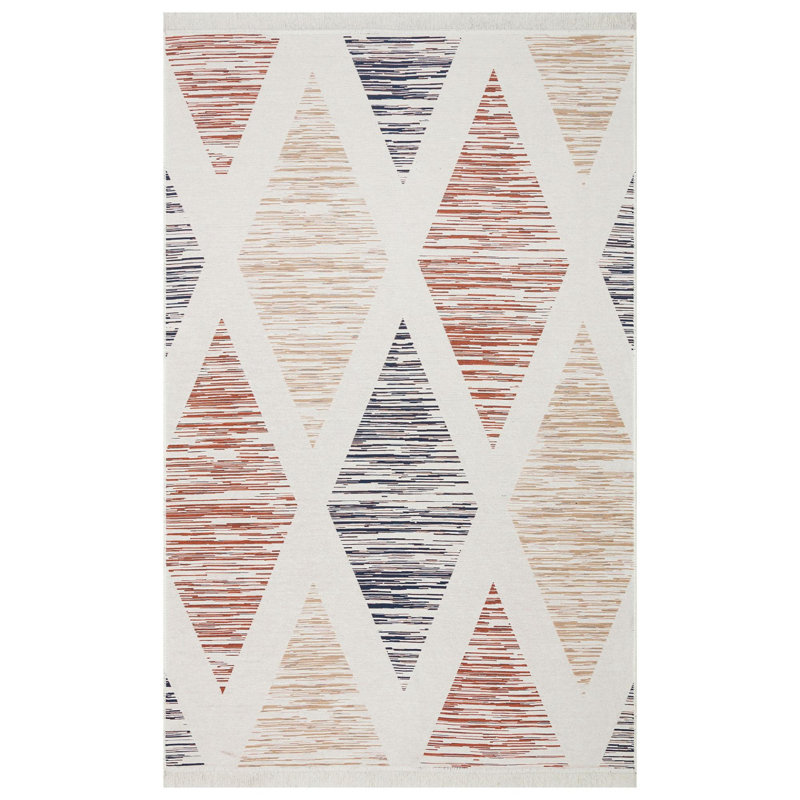 Selina Cotton Flatweave Area Rug, Rectangle 160 x 230cm