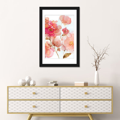 Vivid Pivoines par Carol Robinson - Estampe numérique sur toile tendue avec châssis
