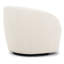 Chaise longue pivotante rembourrée Alma Boucle-448977327