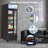 Commercial Display Refrigerator, Dual-Layer Glass, 11.3 CF, LED Lighting, Adjustable Shelves, Beverage Cooler for Shop, Restaurant, Convenience Store, Black-122719579