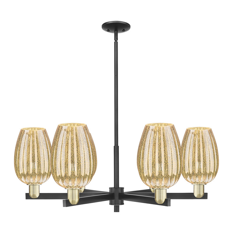 Lustre suspendu 3 lumières Preston, Chrome poli, Mercure, Trois lumières