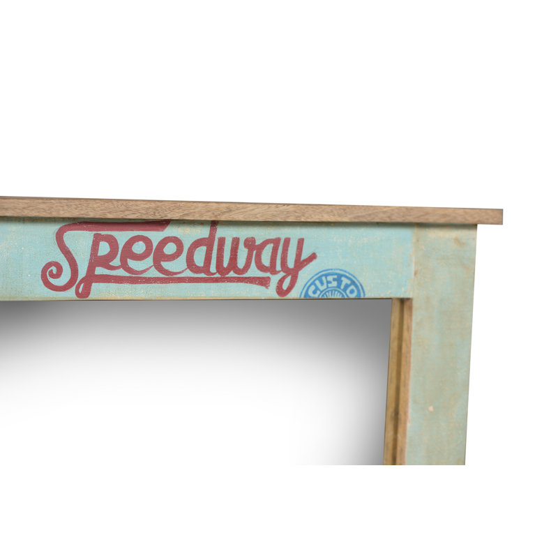 Grantham Wood Flat Wall Mirror