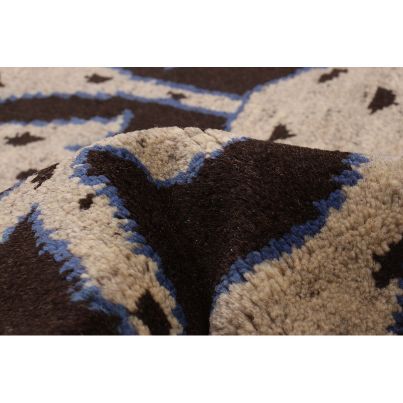 Tapis unique en laine 7 pi 8 po x 9 pi 6 po Edgefield