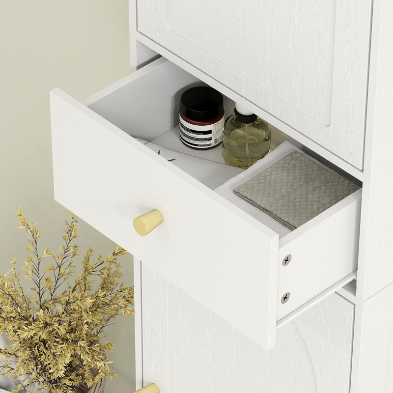 Armoire de rangement haute avec portes