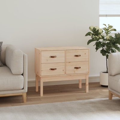 Kahea 90cm Solid Wood Sideboard