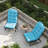 2-Pcs Outdoor Seat/Back Cushion For Adirondack Chair-1882779782