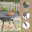 Ensemble repas d'extérieur en aluminium pour 4 personnes-770302388