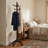 Schlusser Solid Wood Freestanding Coat Rack-755051409