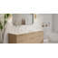 Lavabo de salle de bain encastrable en résine blanc mat Badeloft 23,6 po x 16,4 po UB-01-M-44418730
