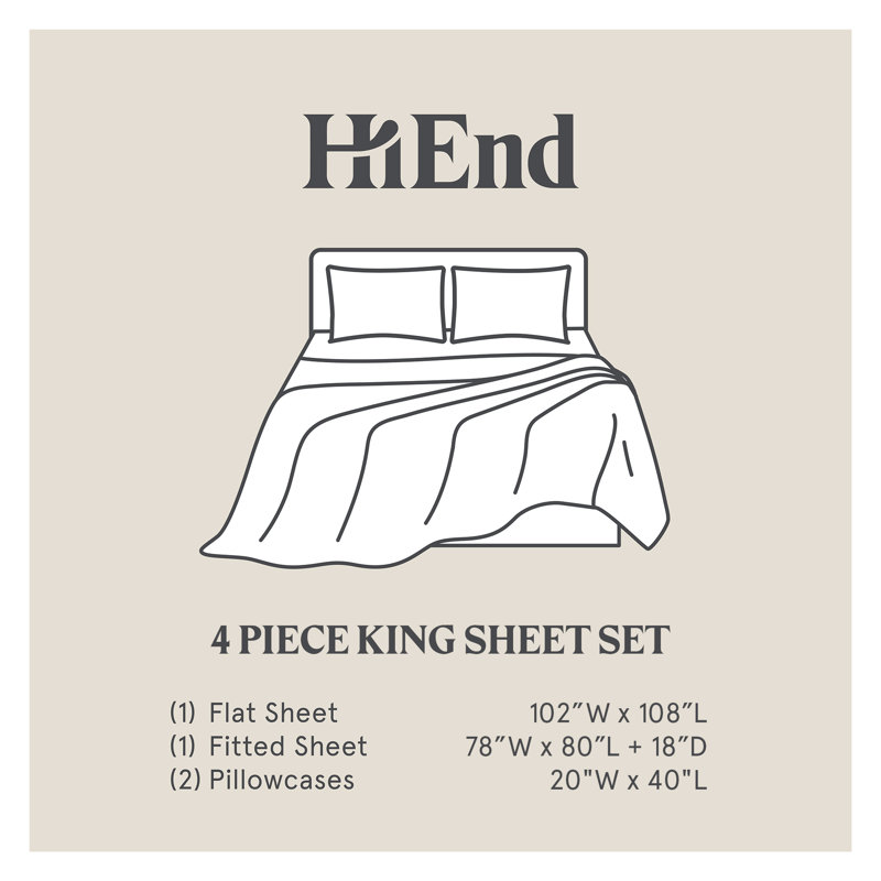 Eucalyptus  Watercolor Toile Palms Boat Hammack Classic Chic Casual Coastal Sheet Set, King Sheet + 2 King Pillowcases