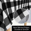 Nappe PEVA imperméable Buffalo Gingham avec envers en flanelle, repas intérieur et extérieur-131239450-131239454