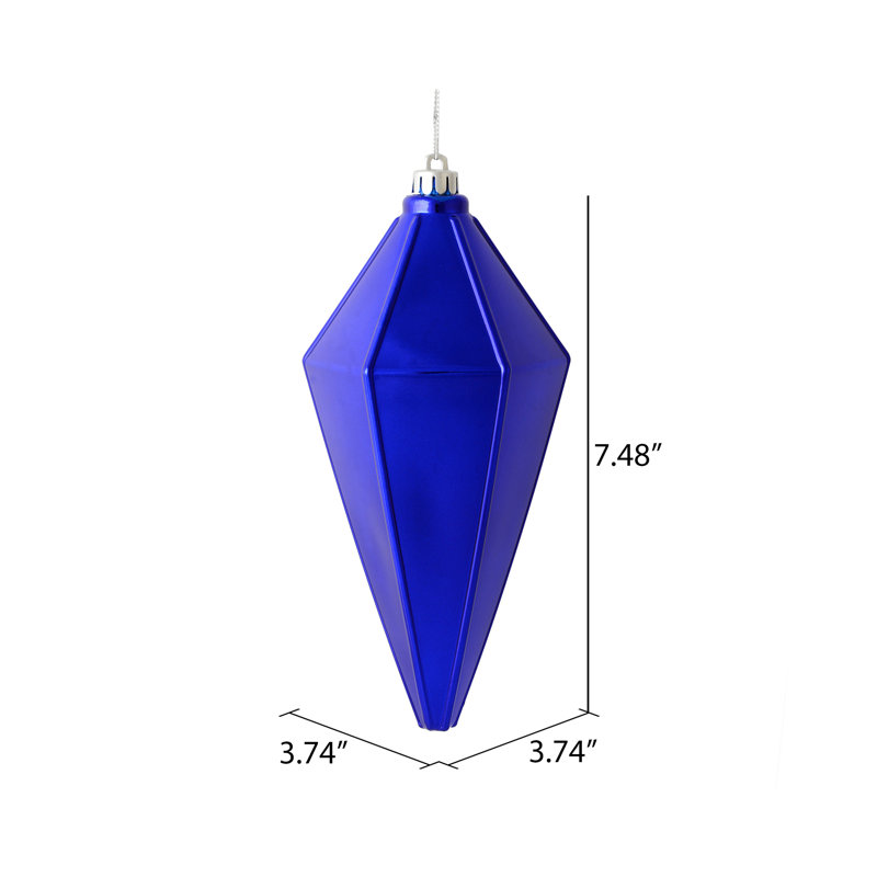 Ornement de lanterne 7 po, Violet brillant