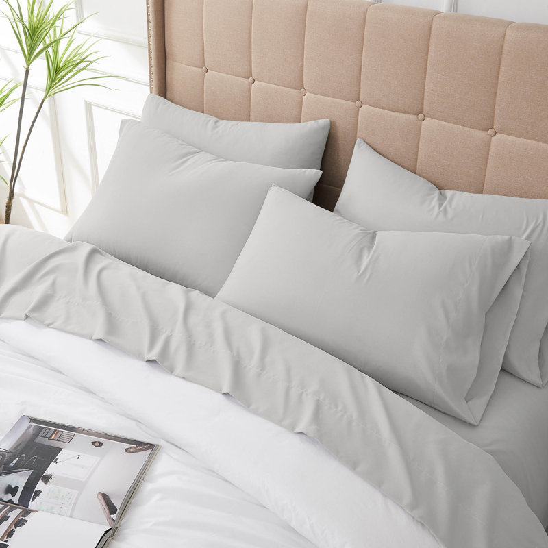 Vilano Springs Extra Deep Pocket Sheet Set, 6-Piece Ultra Soft Microfiber Sheets and Pillow Cases, Wrinkle Resistant, Easy Care