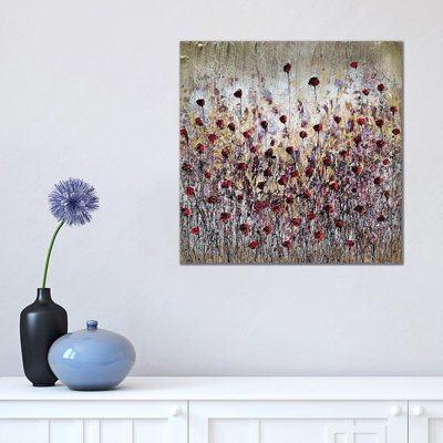 Precious Poppies 1 Piece Wrapped Canvas Painting
