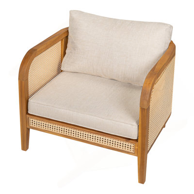 Chaise avec accoudoirs de patio Kirkby