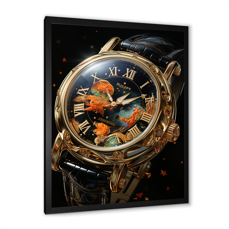 Impression sur toile Fashion, Cadre photo noir, H 32 po x l 16 po x P 1 po