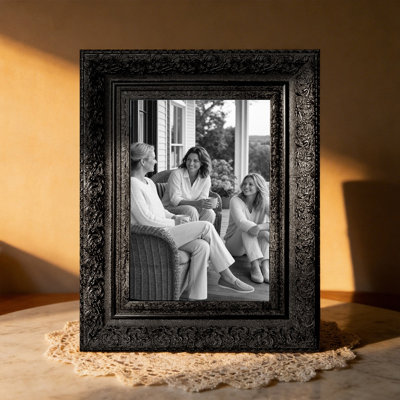 5" x 7" Black 3 PCS Photo Frame for Shelf Decor Picture Frame