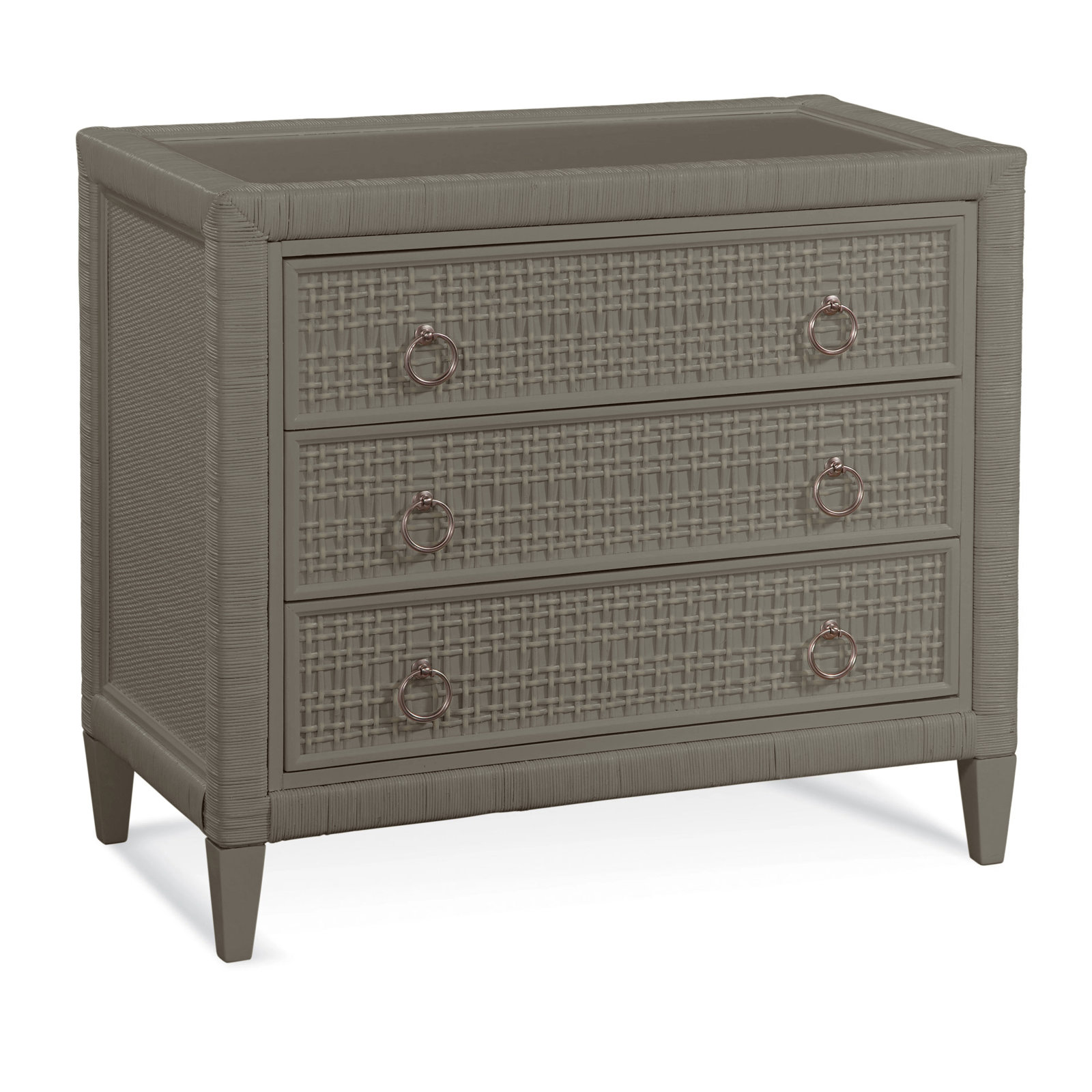 Monterey 36" Dresser, Stone Hearth, No, Satin Nickel