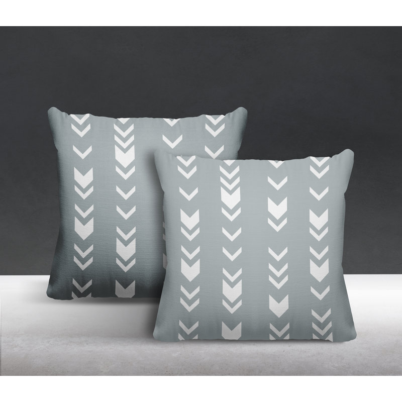  Coussin intérieur / extérieur, L 19 po x H 19 po, gris