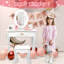 Ensemble coiffeuse avec miroir Gerldean Kids-1859470893