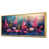 Toile avec cadre flottant or
