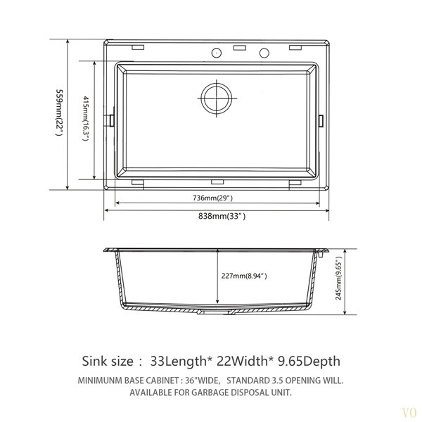 Dimensions du produit