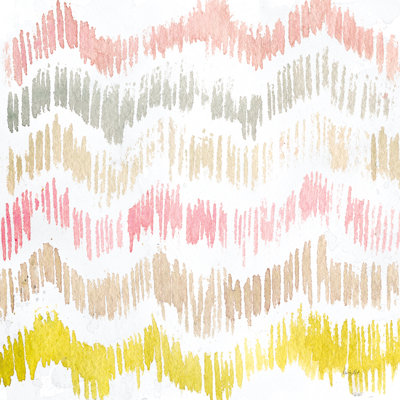 «Gilded Red III» par Kristy riz - reproduction d'art sur toile tendue