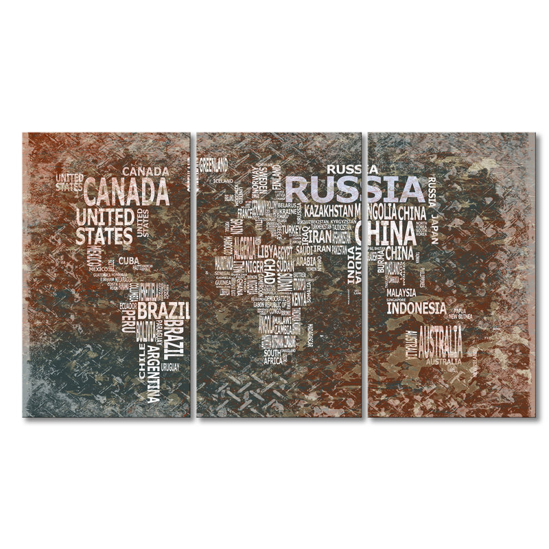 3 Piece Wrapped Canvas Print