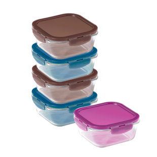 Locknlock Eco Ovenglass 5 Container Food Storage Set (Set of 5)