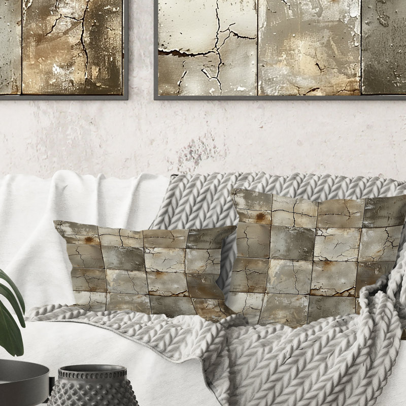Coussin lombaire gris