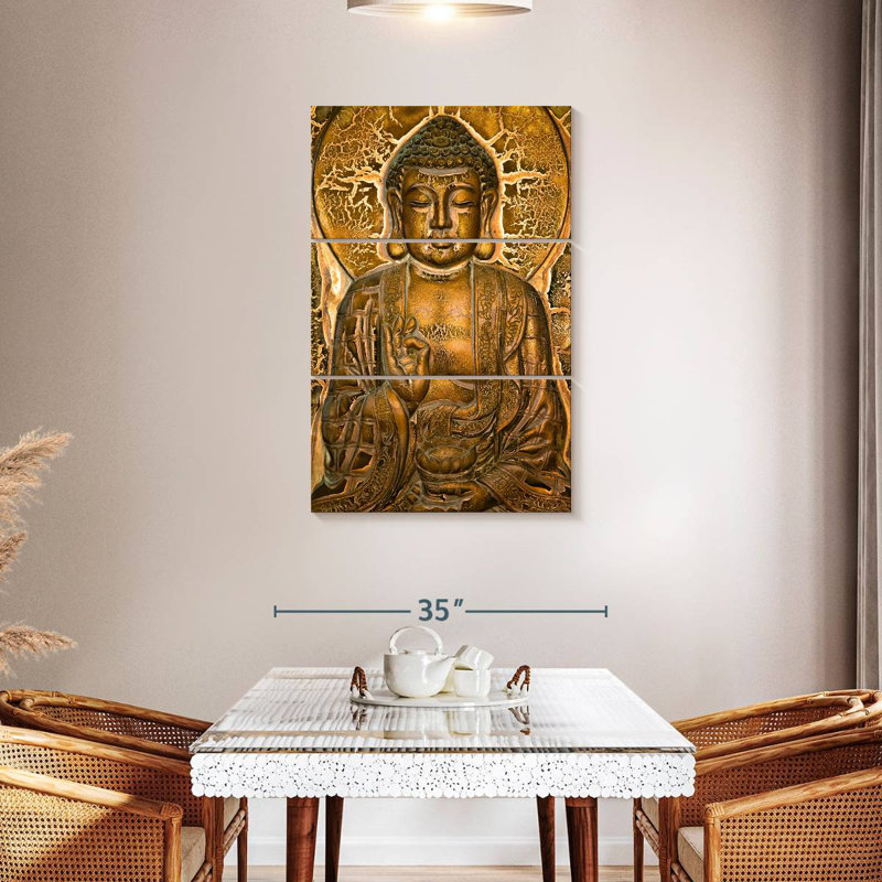 Adella Buddha Mural, 45" H x 28" W