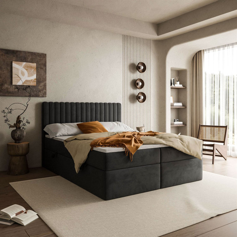Bed Hendrick, 137 x 200cm, Jasmine 100