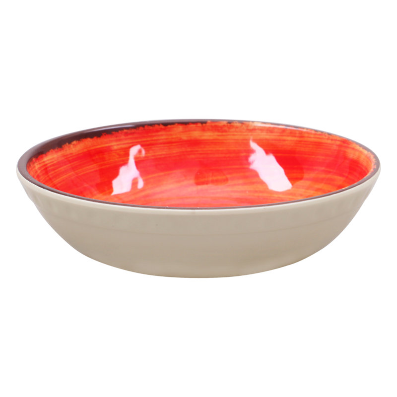 Darrion 35.5 oz. Melamine Cereal Bowl, Fireball
