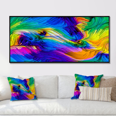 Elegance of Liquid Color XIII - Graphic Art on Canvas
